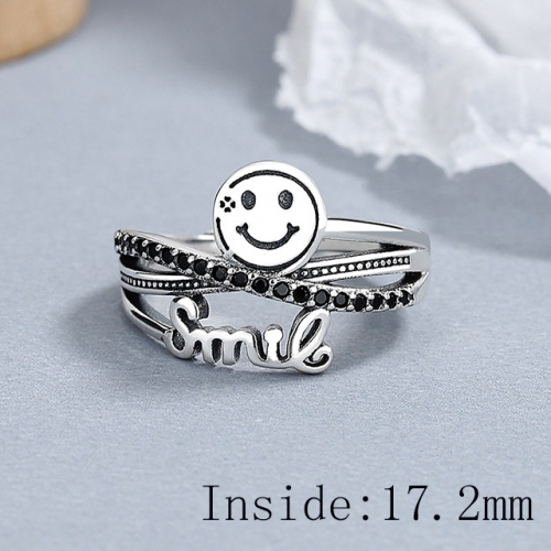 BC Wholesale 925 Sterling Silver Rings Popular Open Rings Wholesale Jewelry NO.#925SJ8R1B0914