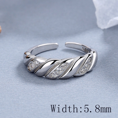 BC Wholesale 925 Sterling Silver Rings Popular Open Rings Wholesale Jewelry NO.#925SJ8RB0110