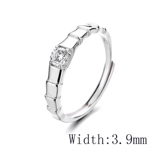 BC Wholesale 925 Sterling Silver Rings Popular Open Rings Wholesale Jewelry NO.#925SJ8R1B018