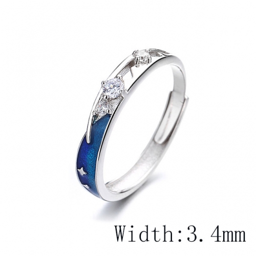BC Wholesale 925 Sterling Silver Rings Popular Open Rings Wholesale Jewelry NO.#925SJ8RB0314