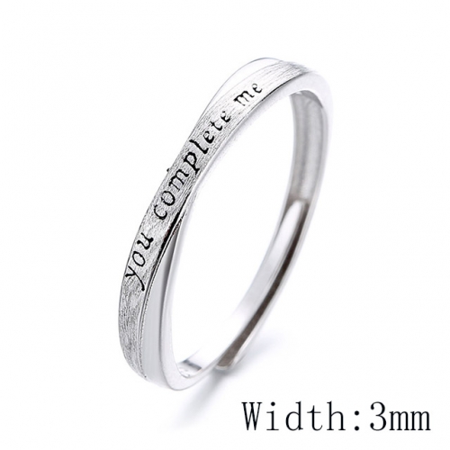 BC Wholesale 925 Sterling Silver Rings Popular Open Rings Wholesale Jewelry NO.#925SJ8RB191