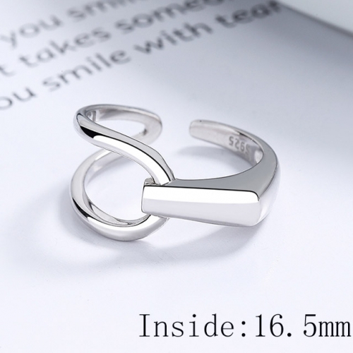 BC Wholesale 925 Sterling Silver Rings Popular Open Rings Wholesale Jewelry NO.#925SJ8R1B085