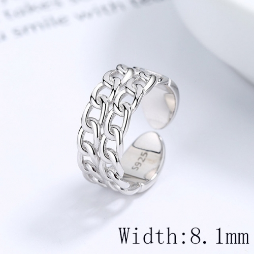 BC Wholesale 925 Sterling Silver Rings Popular Open Rings Wholesale Jewelry NO.#925SJ8RB213