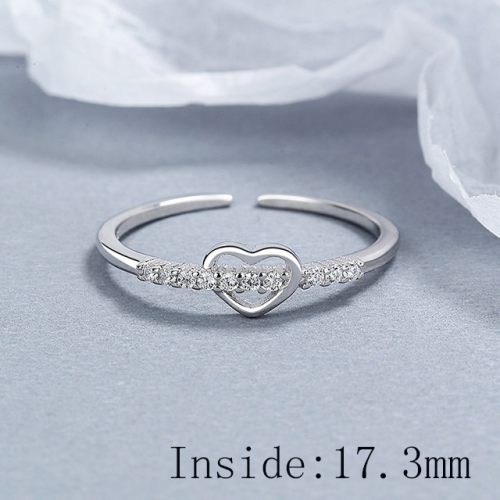 BC Wholesale 925 Sterling Silver Rings Popular Open Rings Wholesale Jewelry NO.#925SJ8RB105