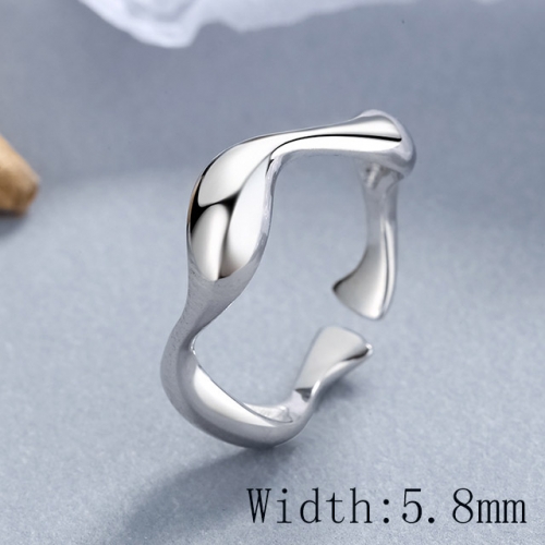 BC Wholesale 925 Sterling Silver Rings Popular Open Rings Wholesale Jewelry NO.#925SJ8RB1819