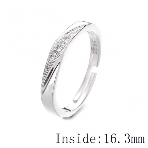 BC Wholesale 925 Sterling Silver Rings Popular Open Rings Wholesale Jewelry NO.#925SJ8RB077