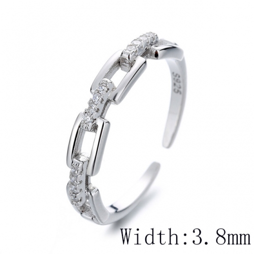 BC Wholesale 925 Sterling Silver Rings Popular Open Rings Wholesale Jewelry NO.#925SJ8RB2113