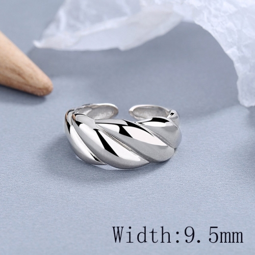 BC Wholesale 925 Sterling Silver Rings Popular Open Rings Wholesale Jewelry NO.#925SJ8RB019