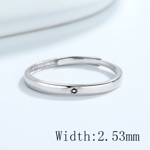 BC Wholesale 925 Sterling Silver Rings Popular Open Rings Wholesale Jewelry NO.#925SJ8RB169