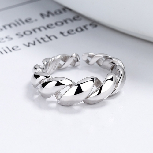 BC Wholesale 925 Sterling Silver Rings Popular Open Rings Wholesale Jewelry NO.#925SJ8RB0612