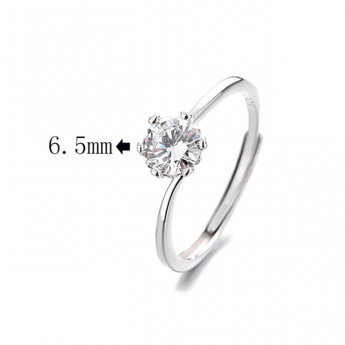 BC Wholesale 925 Sterling Silver Rings Popular Open Rings Wholesale Jewelry NO.#925SJ8R1B0113