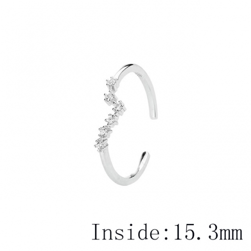 BC Wholesale 925 Sterling Silver Rings Popular Open Rings Wholesale Jewelry NO.#925SJ8R11B0614