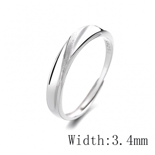 BC Wholesale 925 Sterling Silver Rings Popular Open Rings Wholesale Jewelry NO.#925SJ8RB0113