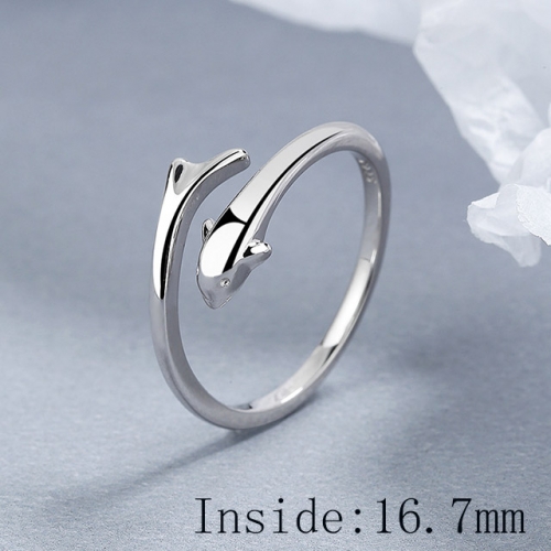 BC Wholesale 925 Sterling Silver Rings Popular Open Rings Wholesale Jewelry NO.#925SJ8RB117