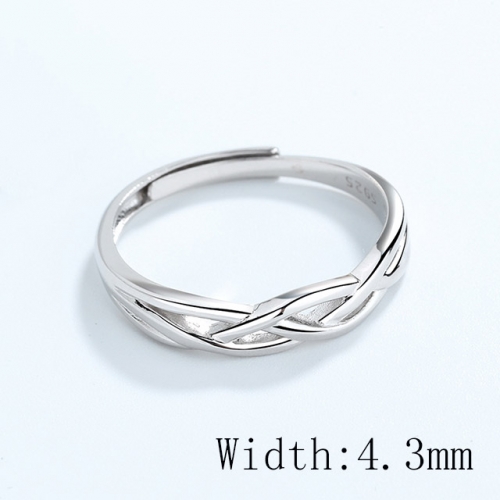 BC Wholesale 925 Sterling Silver Rings Popular Open Rings Wholesale Jewelry NO.#925SJ8RB166