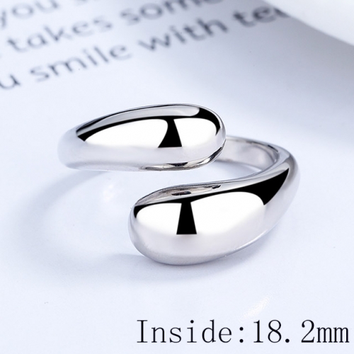 BC Wholesale 925 Sterling Silver Rings Popular Open Rings Wholesale Jewelry NO.#925SJ8RB216