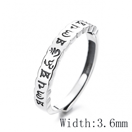 BC Wholesale 925 Sterling Silver Rings Popular Open Rings Wholesale Jewelry NO.#925SJ8RB1014