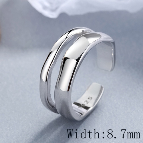 BC Wholesale 925 Sterling Silver Rings Popular Open Rings Wholesale Jewelry NO.#925SJ8RB1818