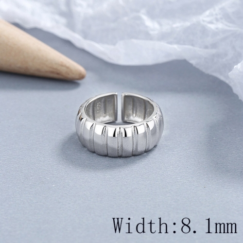 BC Wholesale 925 Sterling Silver Rings Popular Open Rings Wholesale Jewelry NO.#925SJ8RB016