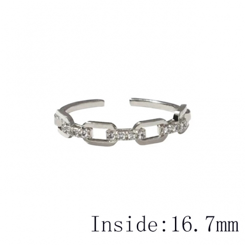BC Wholesale 925 Sterling Silver Rings Popular Open Rings Wholesale Jewelry NO.#925SJ8R2B022