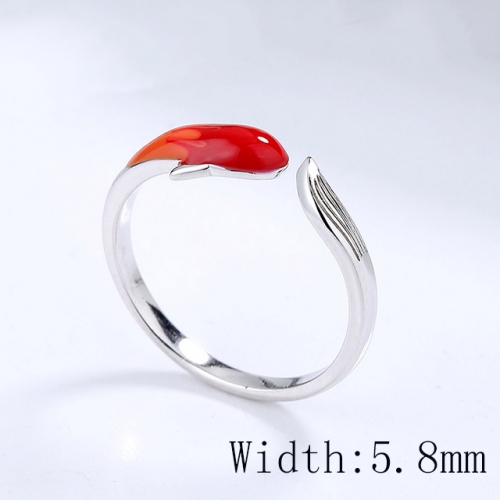 BC Wholesale 925 Sterling Silver Rings Popular Open Rings Wholesale Jewelry NO.#925SJ8RB0313