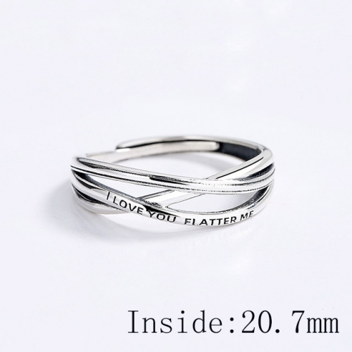 BC Wholesale 925 Sterling Silver Rings Popular Open Rings Wholesale Jewelry NO.#925SJ8RB098