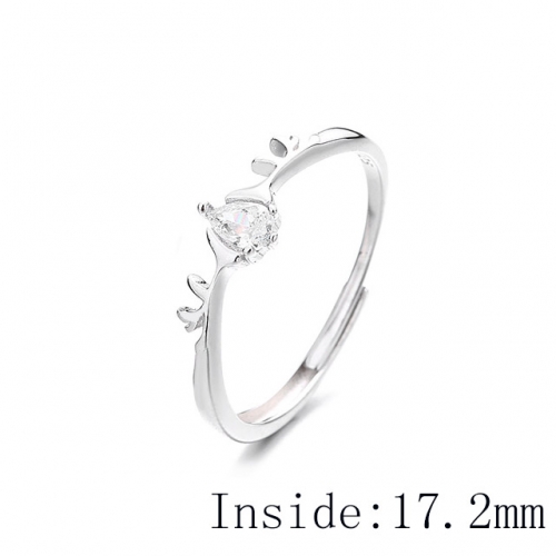 BC Wholesale 925 Sterling Silver Rings Popular Open Rings Wholesale Jewelry NO.#925SJ8RB089