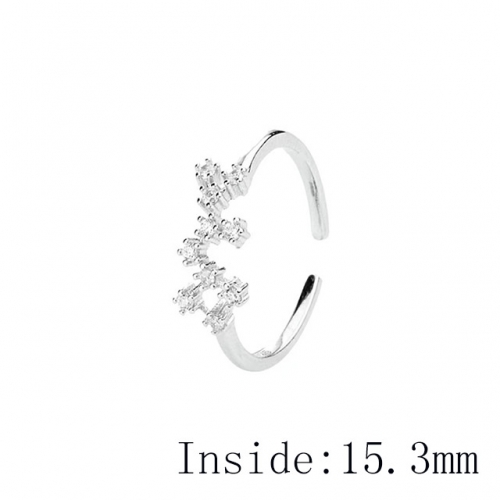 BC Wholesale 925 Sterling Silver Rings Popular Open Rings Wholesale Jewelry NO.#925SJ8R8B0614