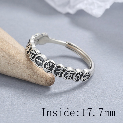 BC Wholesale 925 Sterling Silver Rings Popular Open Rings Wholesale Jewelry NO.#925SJ8RB0812