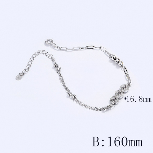 BC Wholesale 925 Silver Bracelet Jewelry Fashion Silver Bracelet NO.#925SJ8BD0310