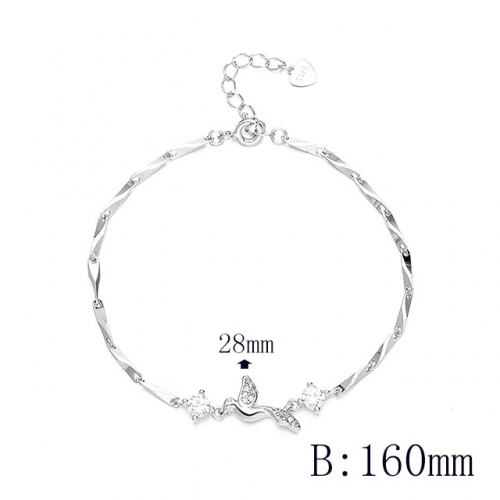 BC Wholesale 925 Silver Bracelet Jewelry Fashion Silver Bracelet NO.#925SJ8BD0312