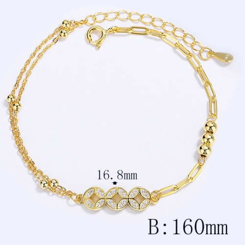 BC Wholesale 925 Silver Bracelet Jewelry Fashion Silver Bracelet NO.#925SJ8B1D0310