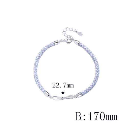 BC Wholesale 925 Silver Bracelet Jewelry Fashion Silver Bracelet NO.#925SJ8B1D068