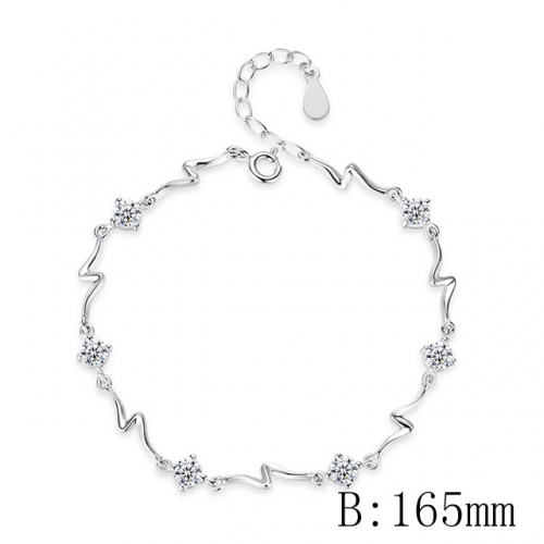 BC Wholesale 925 Silver Bracelet Jewelry Fashion Silver Bracelet NO.#925SJ8BD0718