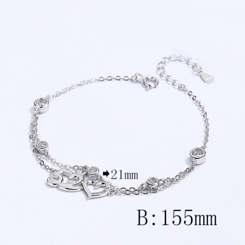 BC Wholesale 925 Silver Bracelet Jewelry Fashion Silver Bracelet NO.#925SJ8BD1115