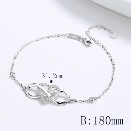BC Wholesale 925 Silver Bracelet Jewelry Fashion Silver Bracelet NO.#925SJ8BD0912