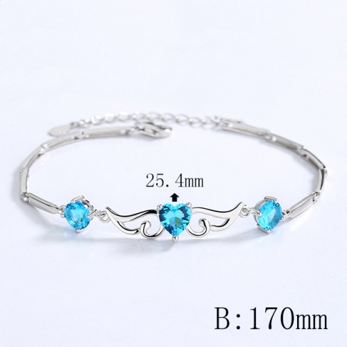 BC Wholesale 925 Silver Bracelet Jewelry Fashion Silver Bracelet NO.#925SJ8B1D073