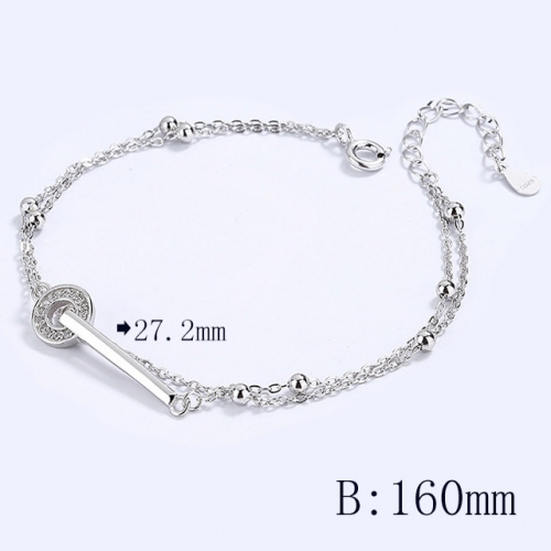 BC Wholesale 925 Silver Bracelet Jewelry Fashion Silver Bracelet NO.#925SJ8BD0311