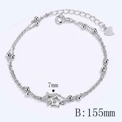 BC Wholesale 925 Silver Bracelet Jewelry Fashion Silver Bracelet NO.#925SJ8BD1408