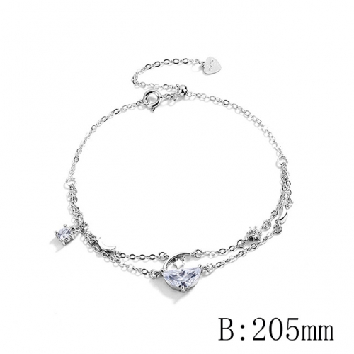 BC Wholesale 925 Silver Bracelet Jewelry Fashion Silver Bracelet NO.#925SJ8BG0302