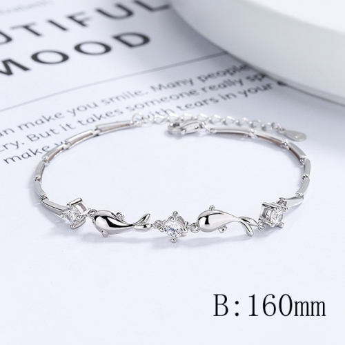 BC Wholesale 925 Silver Bracelet Jewelry Fashion Silver Bracelet NO.#925SJ8BD1303