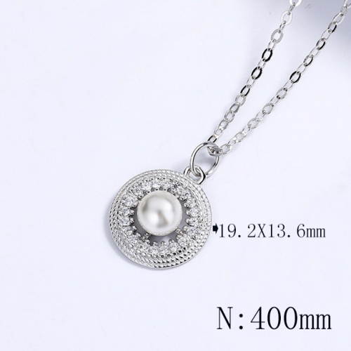 BC Wholesale 925 Silver Necklace Fashion Silver Pendant and Chain Necklace NO.#925SJ8N1E266