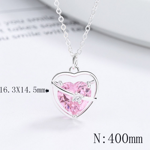 BC Wholesale 925 Silver Necklace Fashion Silver Pendant and Chain Necklace NO.#925SJ8NG0404