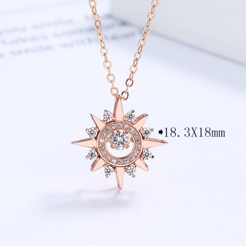 BC Wholesale 925 Silver Necklace Fashion Silver Pendant and Chain Necklace NO.#925SJ8N1E2114