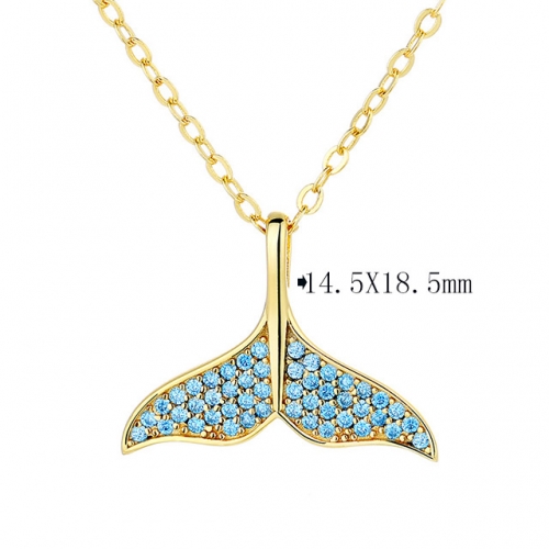 BC Wholesale 925 Silver Necklace Fashion Silver Pendant and Chain Necklace NO.#925SJ8N1E3214