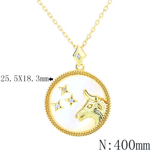 BC Wholesale 925 Silver Necklace Fashion Silver Pendant and Chain Necklace NO.#925SJ8N1E3818