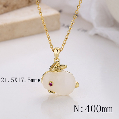 BC Wholesale 925 Silver Necklace Fashion Silver Pendant and Chain Necklace NO.#925SJ8N1G0101