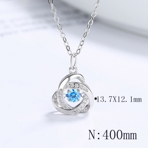 BC Wholesale 925 Silver Necklace Fashion Silver Pendant and Chain Necklace NO.#925SJ8N1E5214