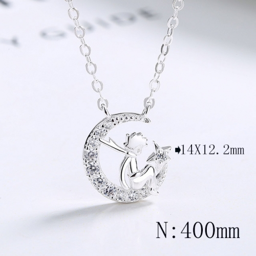 BC Wholesale 925 Silver Necklace Fashion Silver Pendant and Chain Necklace NO.#925SJ8N2C134