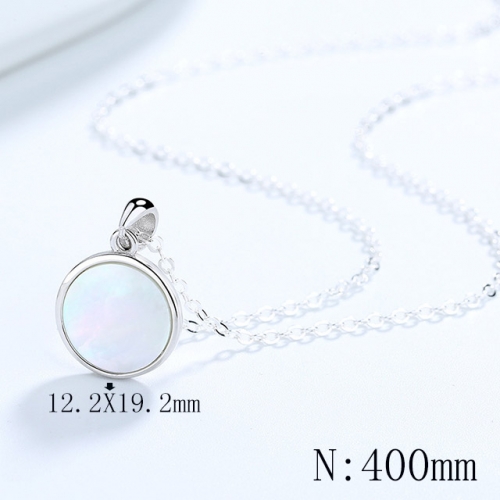 BC Wholesale 925 Silver Necklace Fashion Silver Pendant and Chain Necklace NO.#925SJ8N1E3216